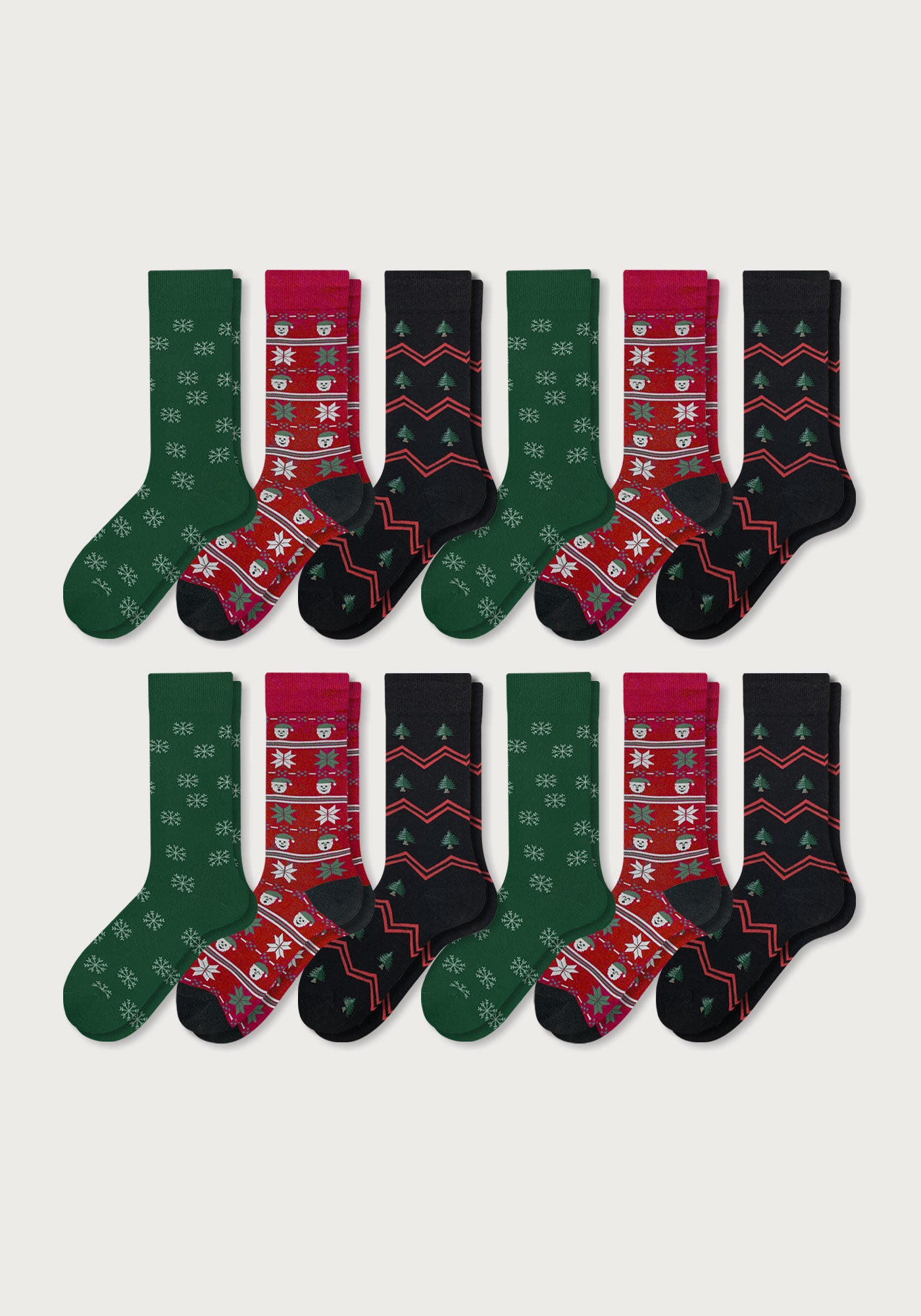 Media Navideña Casual Unisex