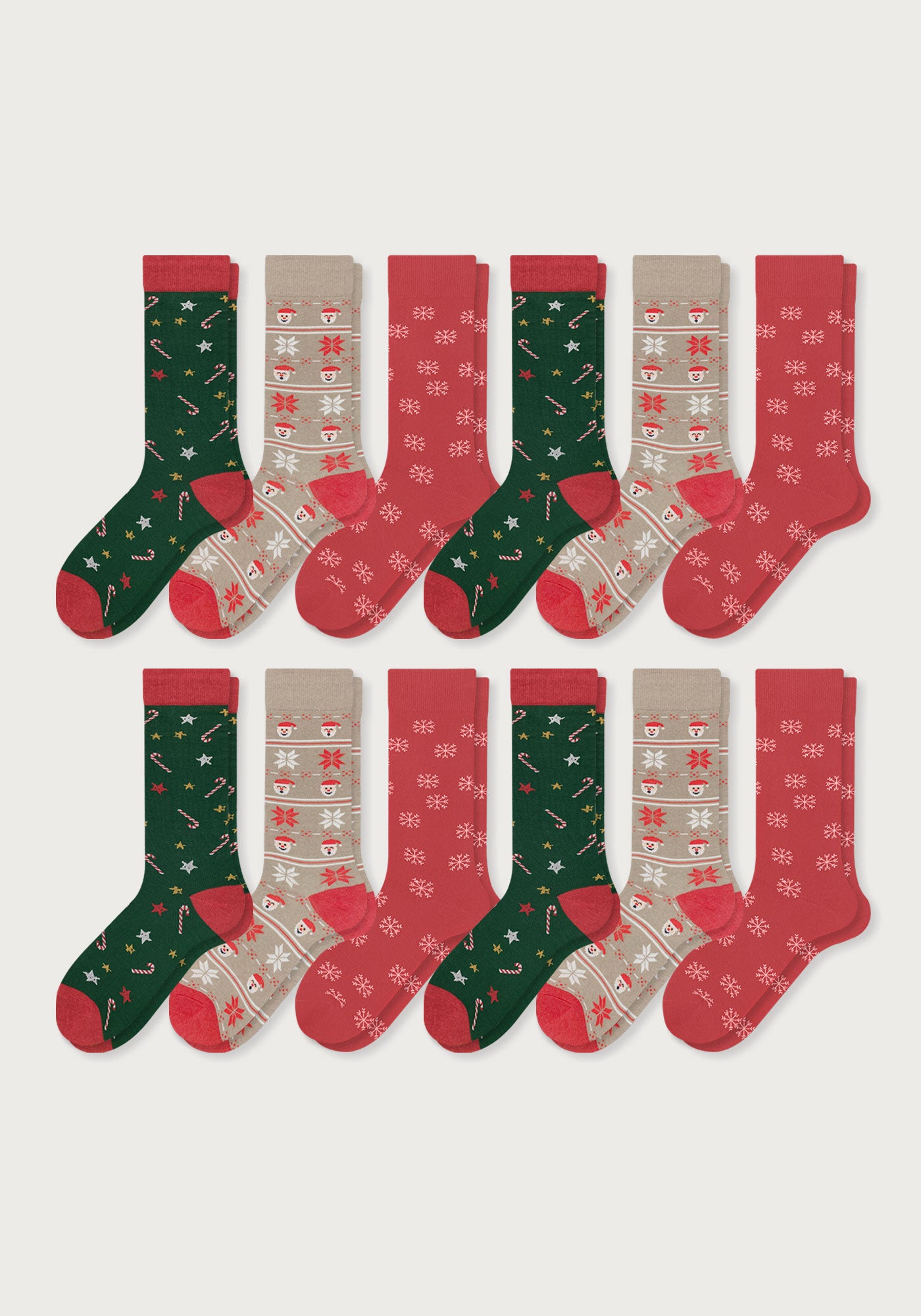 Media Navideña Casual Unisex