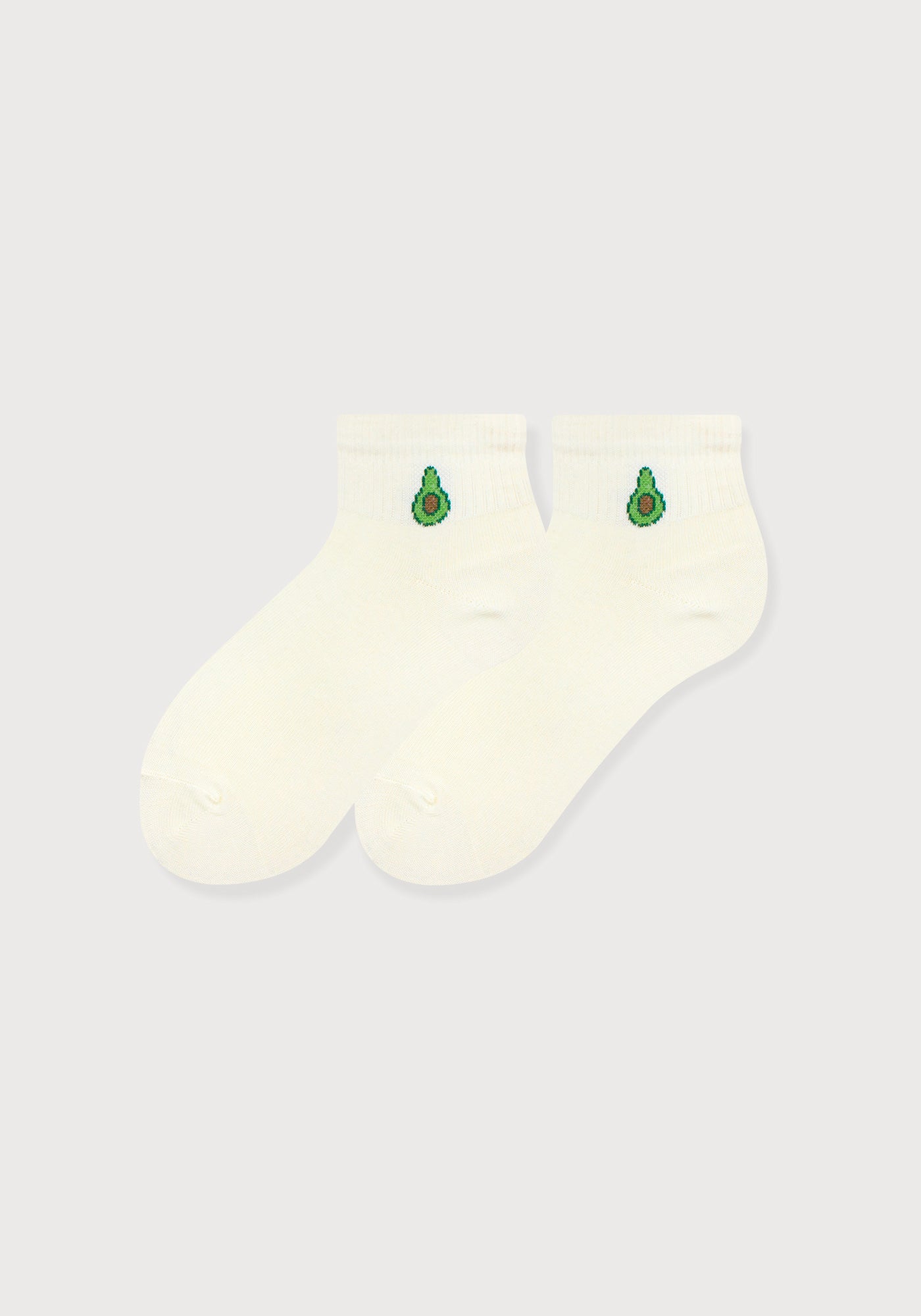 Media Tobillera Lisa Aguacate Dama