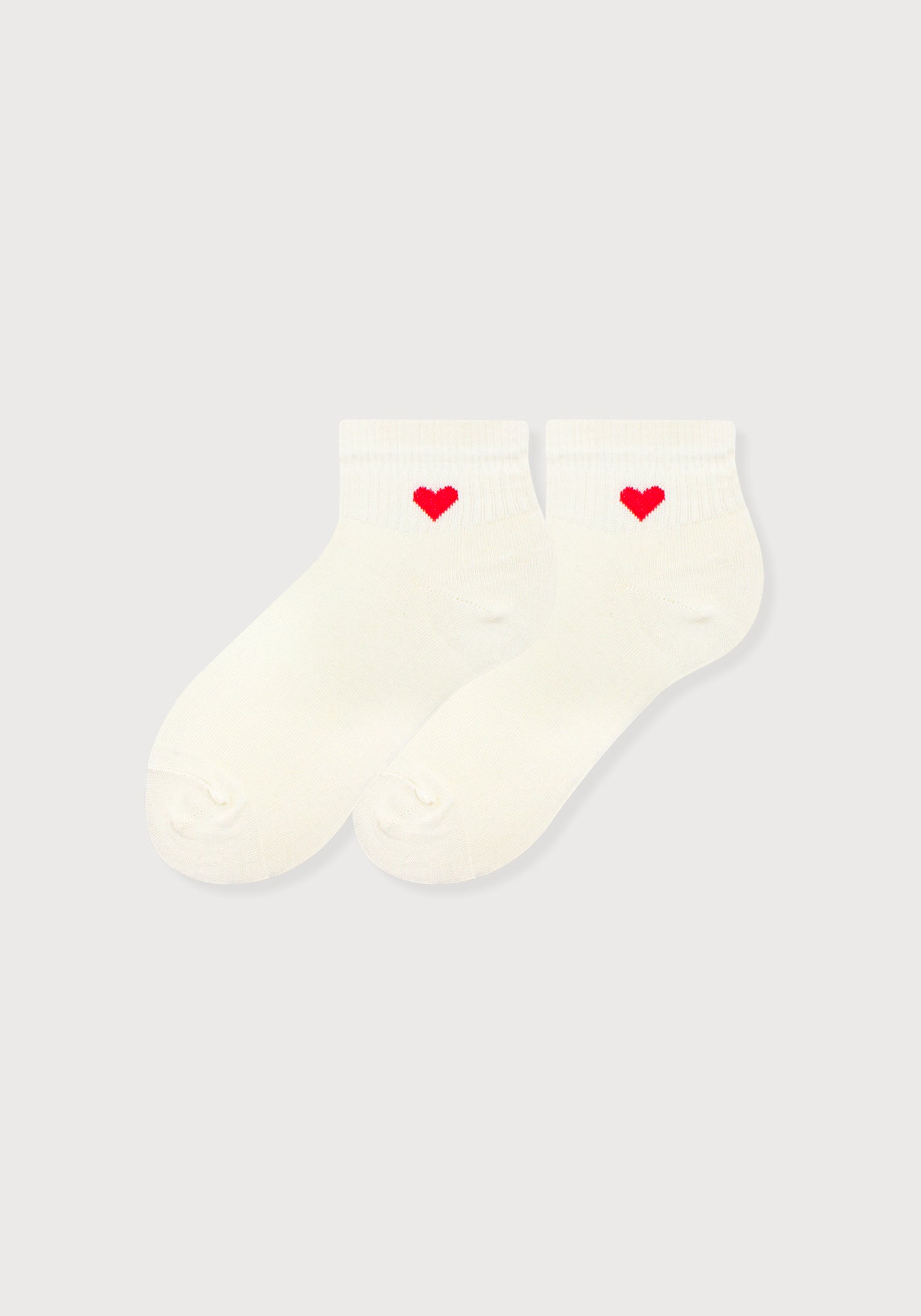 Media Tobillera Lisa Corazón Dama