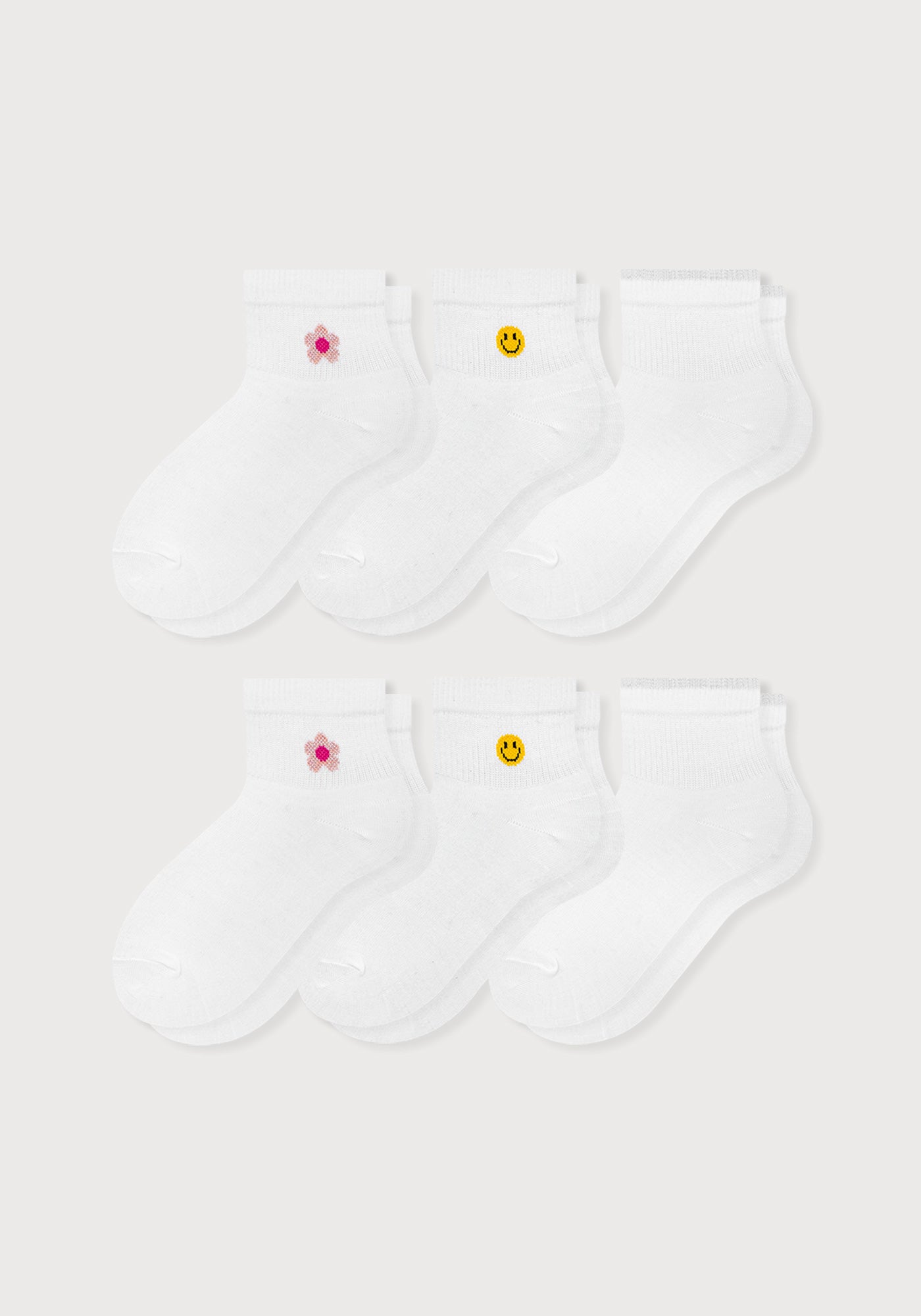 Media Tobillera Lisa Iconos Dama