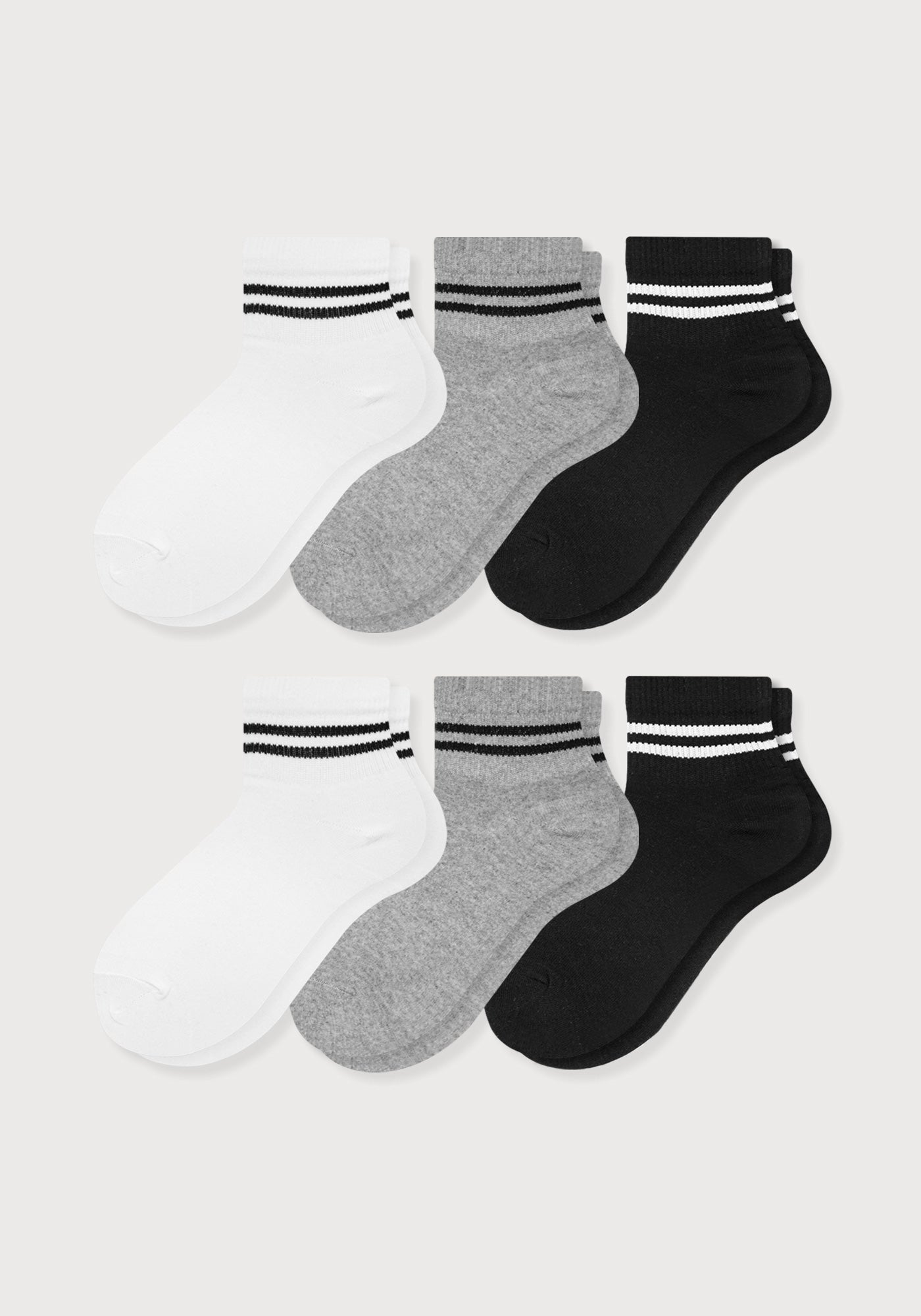 Media Tobillera Lisa Rayas Unisex