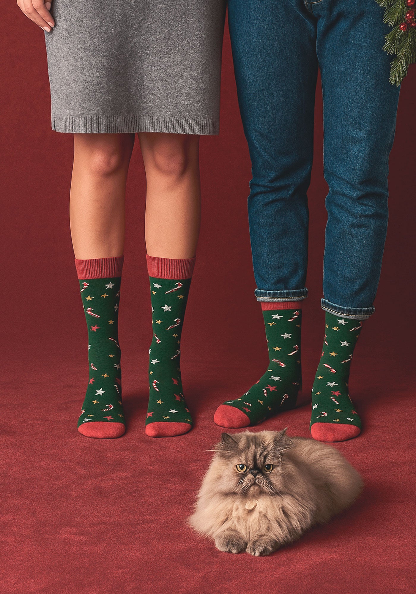 Media Navideña Casual Unisex