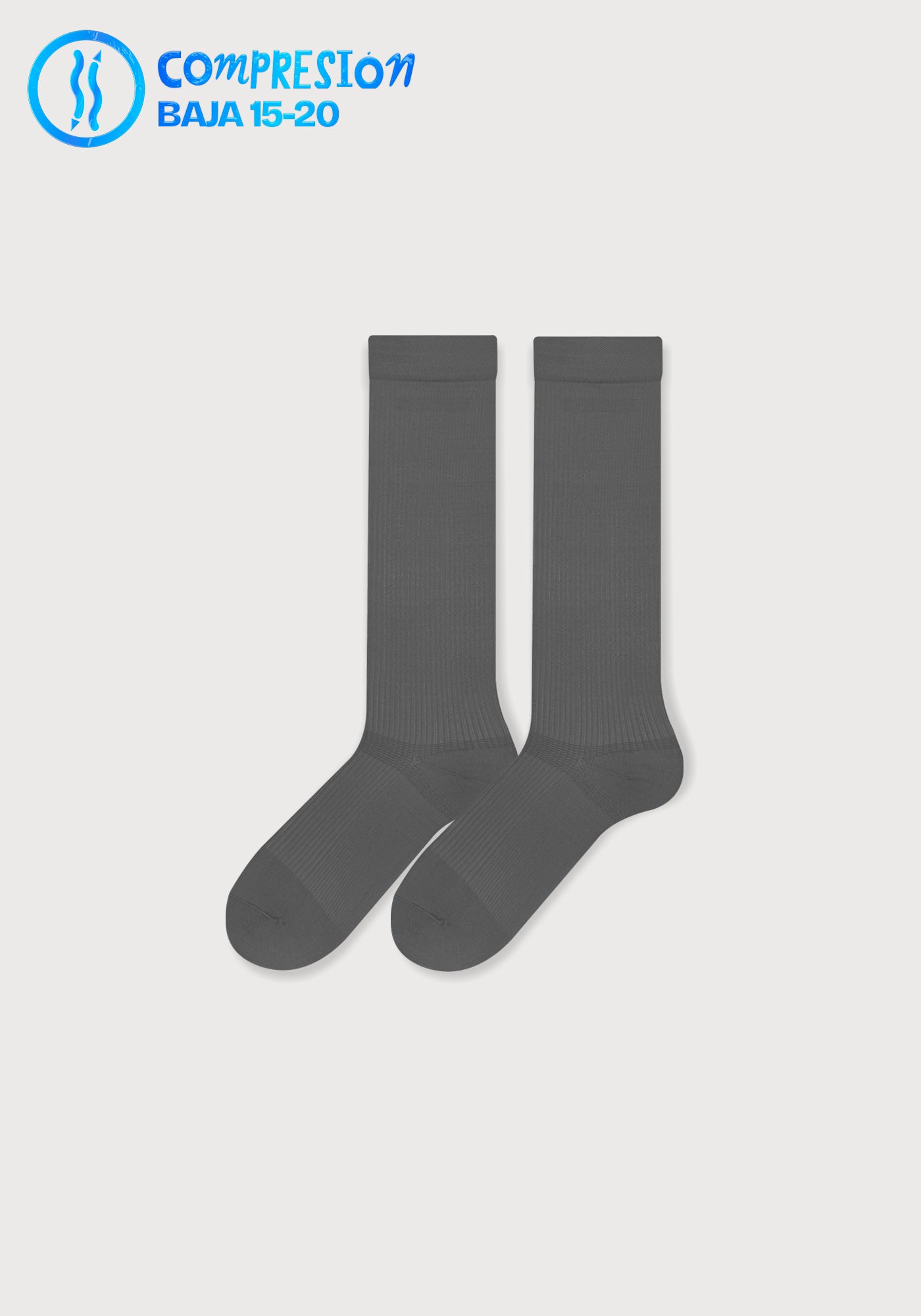 Media Beneficios Compresión 15-20 mmHg Unisex
