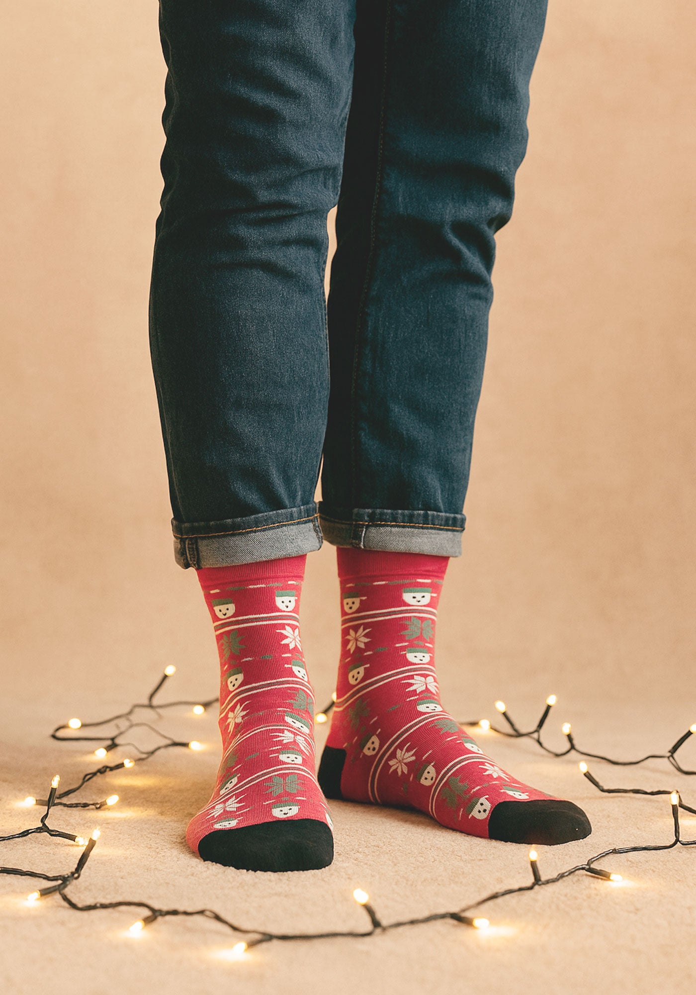 Media Navideña Casual Unisex