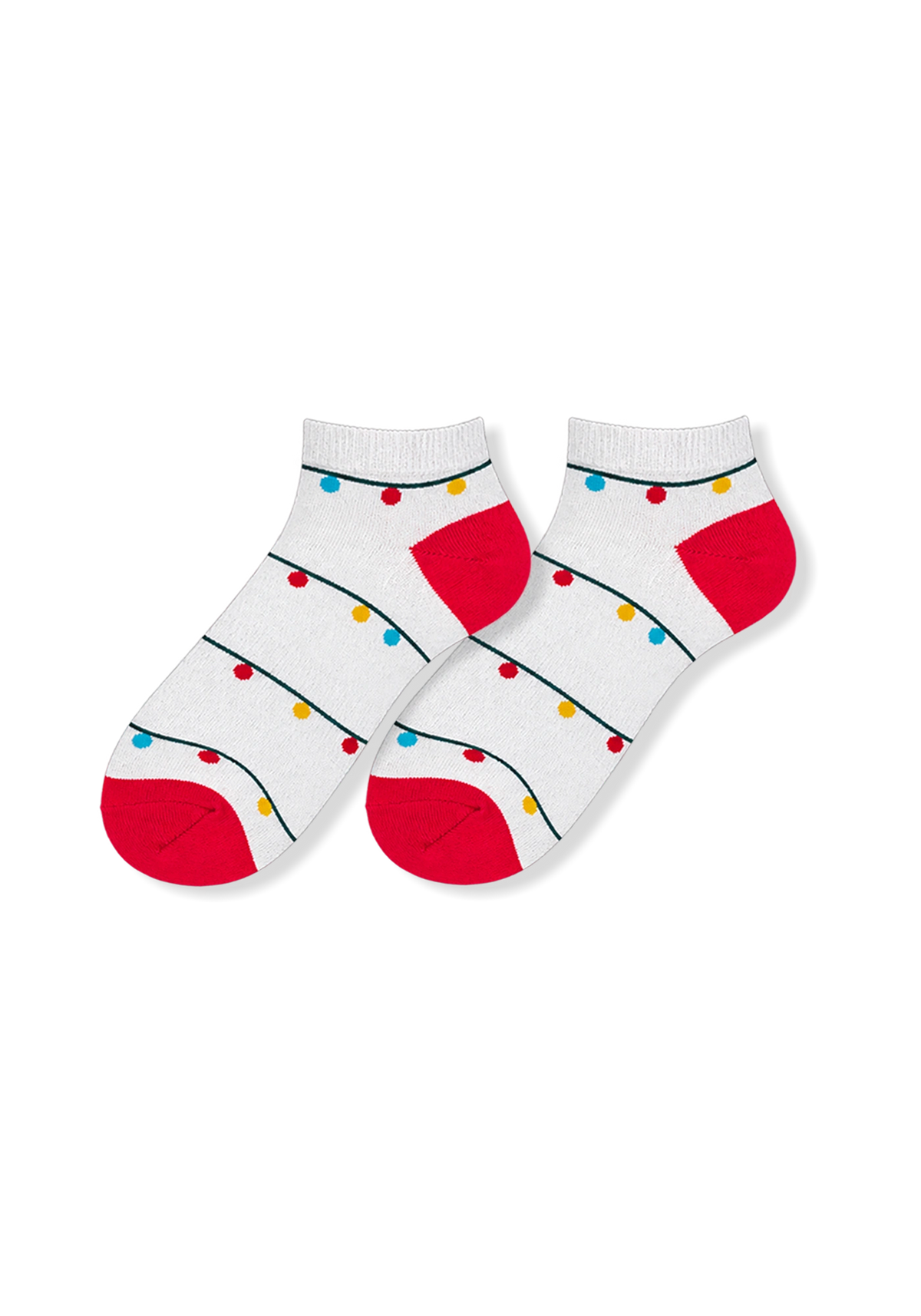 Media Navidad Talonera Luces Unisex