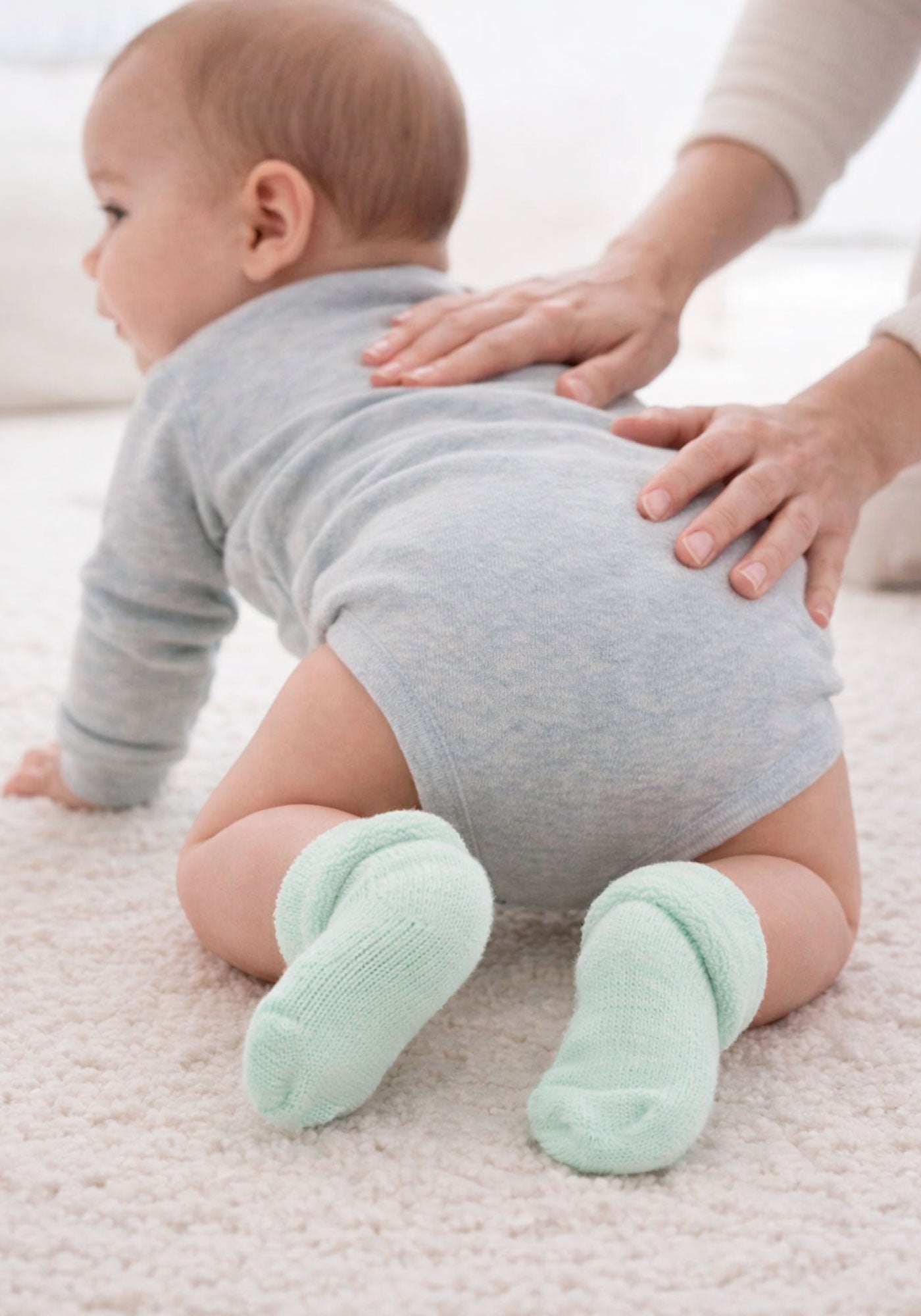 Media Acolchada Bebé Niño Esencia Suave