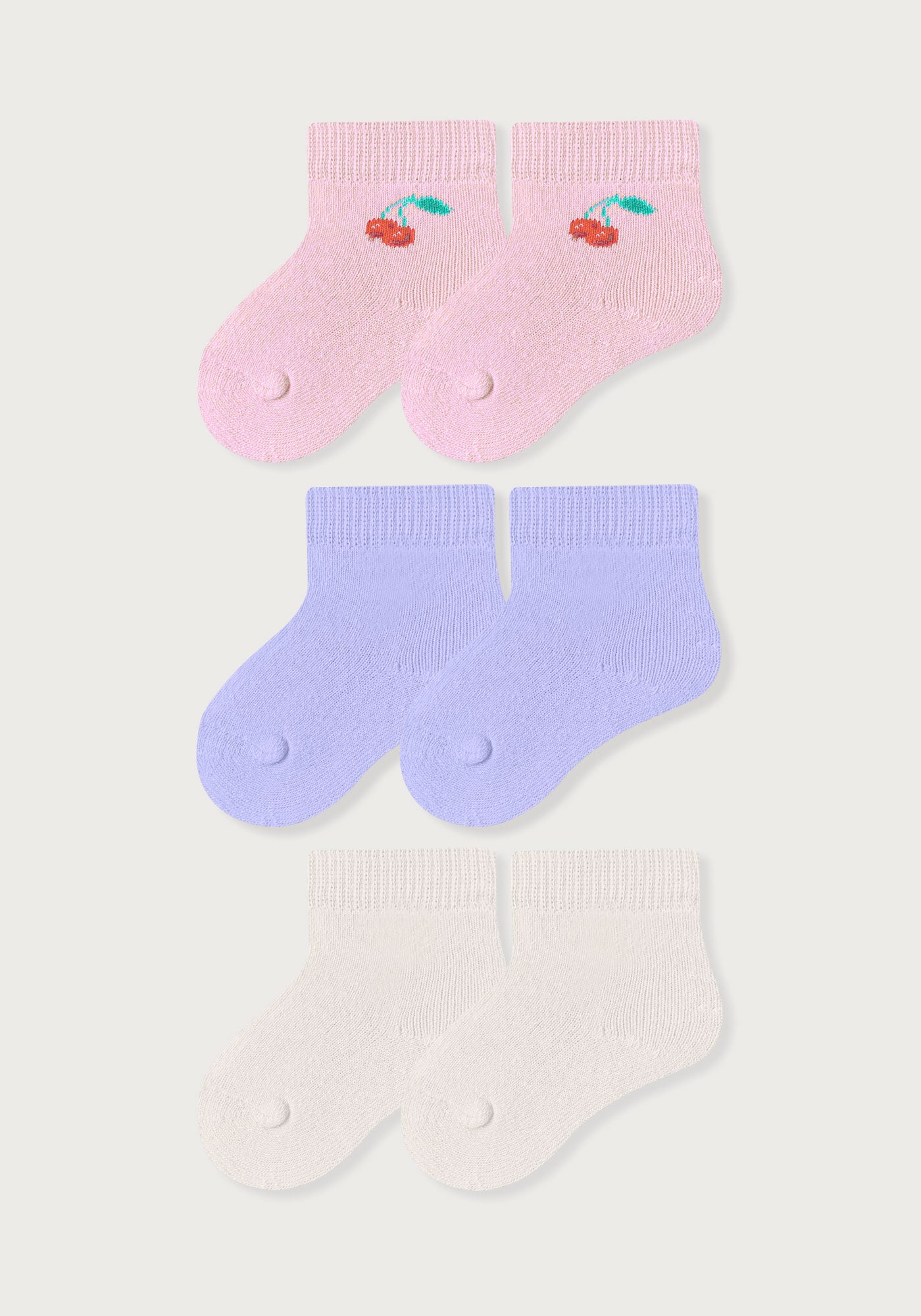 Media Acolchada Bebé Niña Dulce Básico