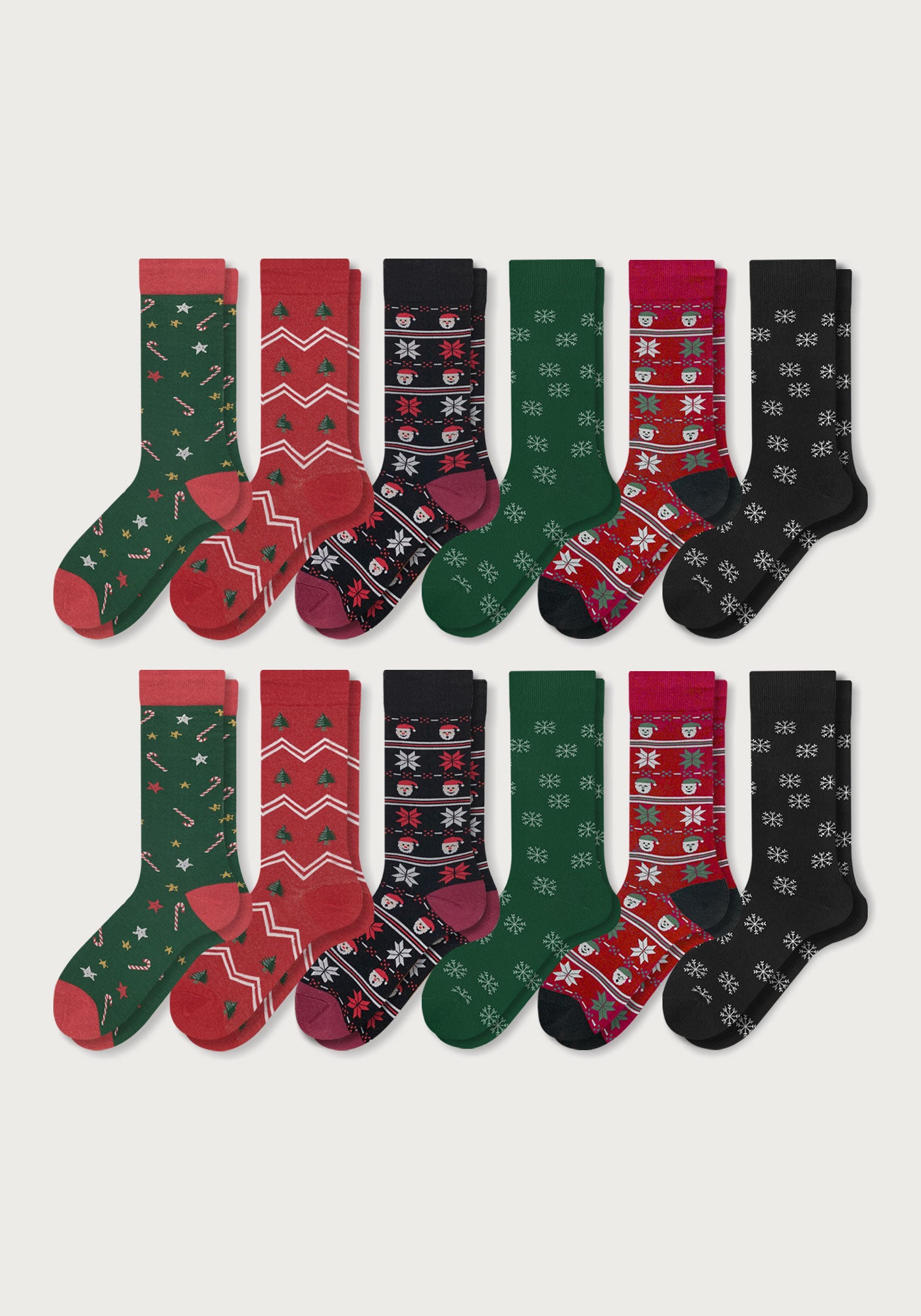 Media Navideña Casual Unisex