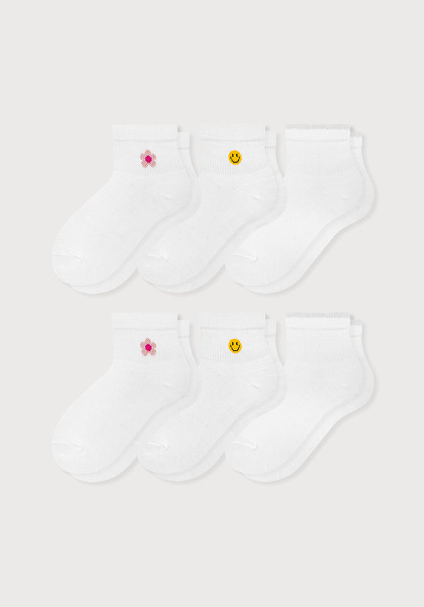 Media Tobillera Lisa Iconos Dama