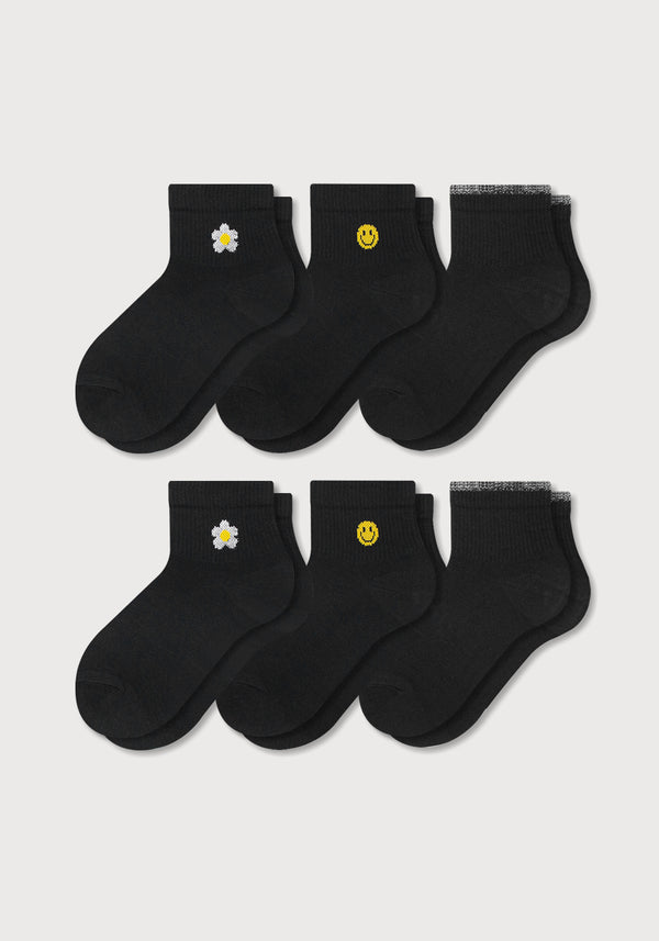 Media Tobillera Lisa Iconos Dama