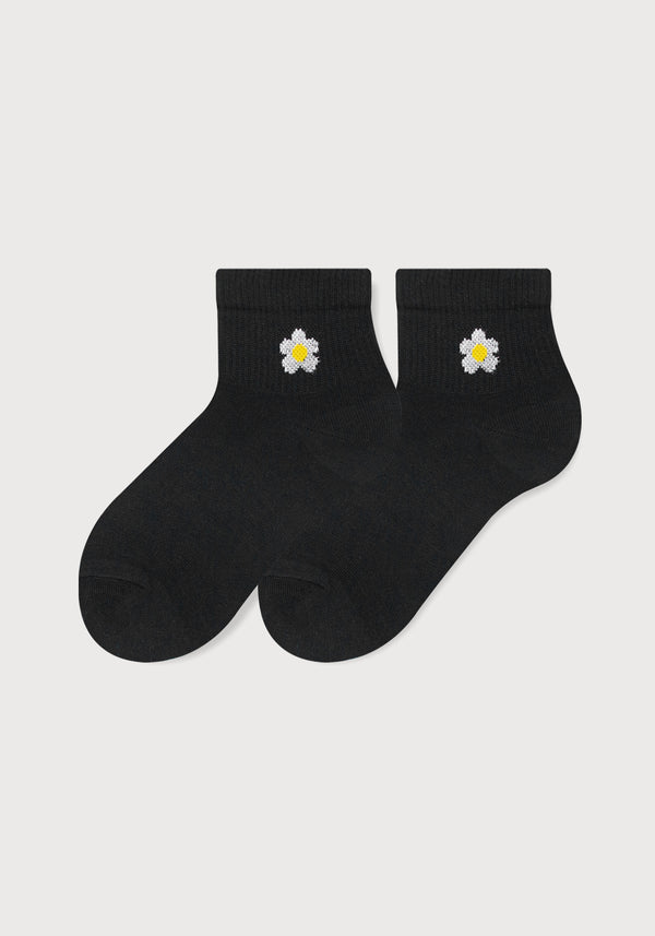 Media Tobillera Lisa Iconos Dama