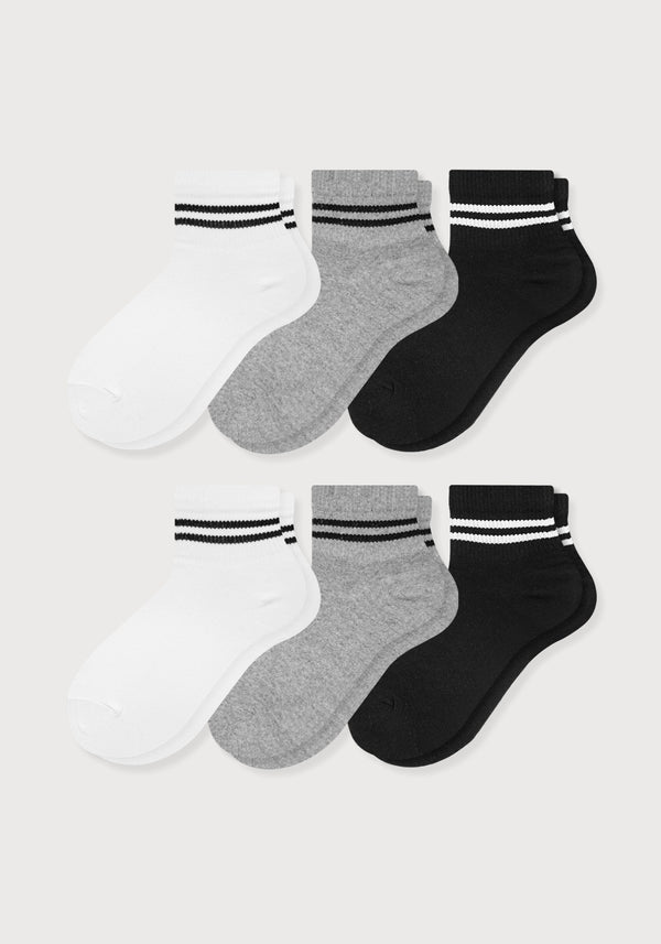 Media Tobillera Lisa Rayas Unisex