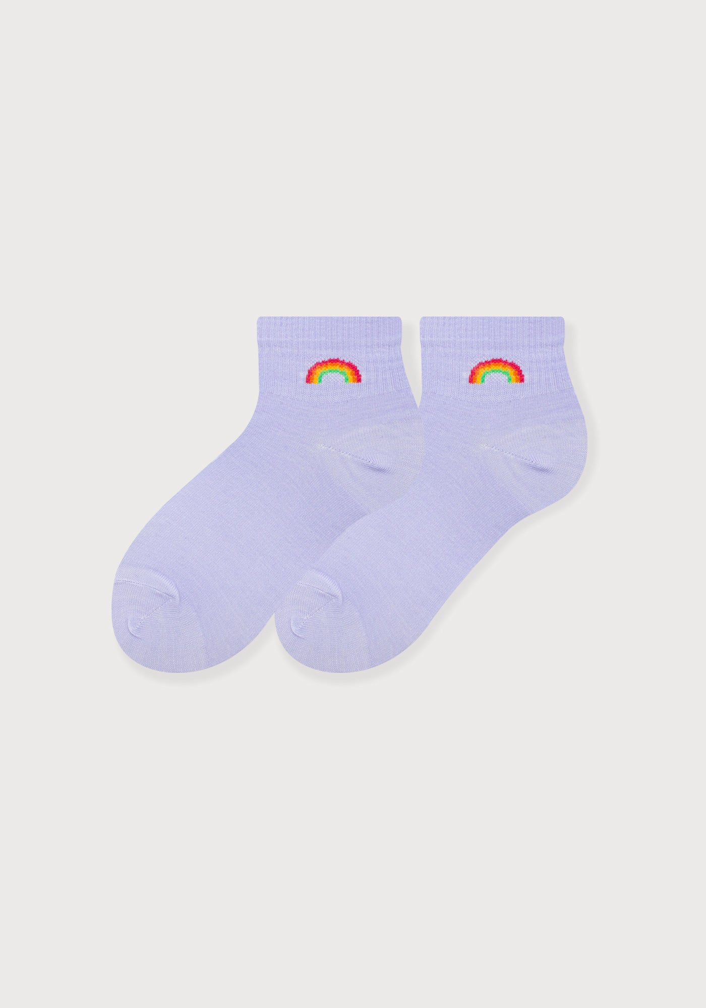 Media Tobillera Lisa Arcoíris Dama