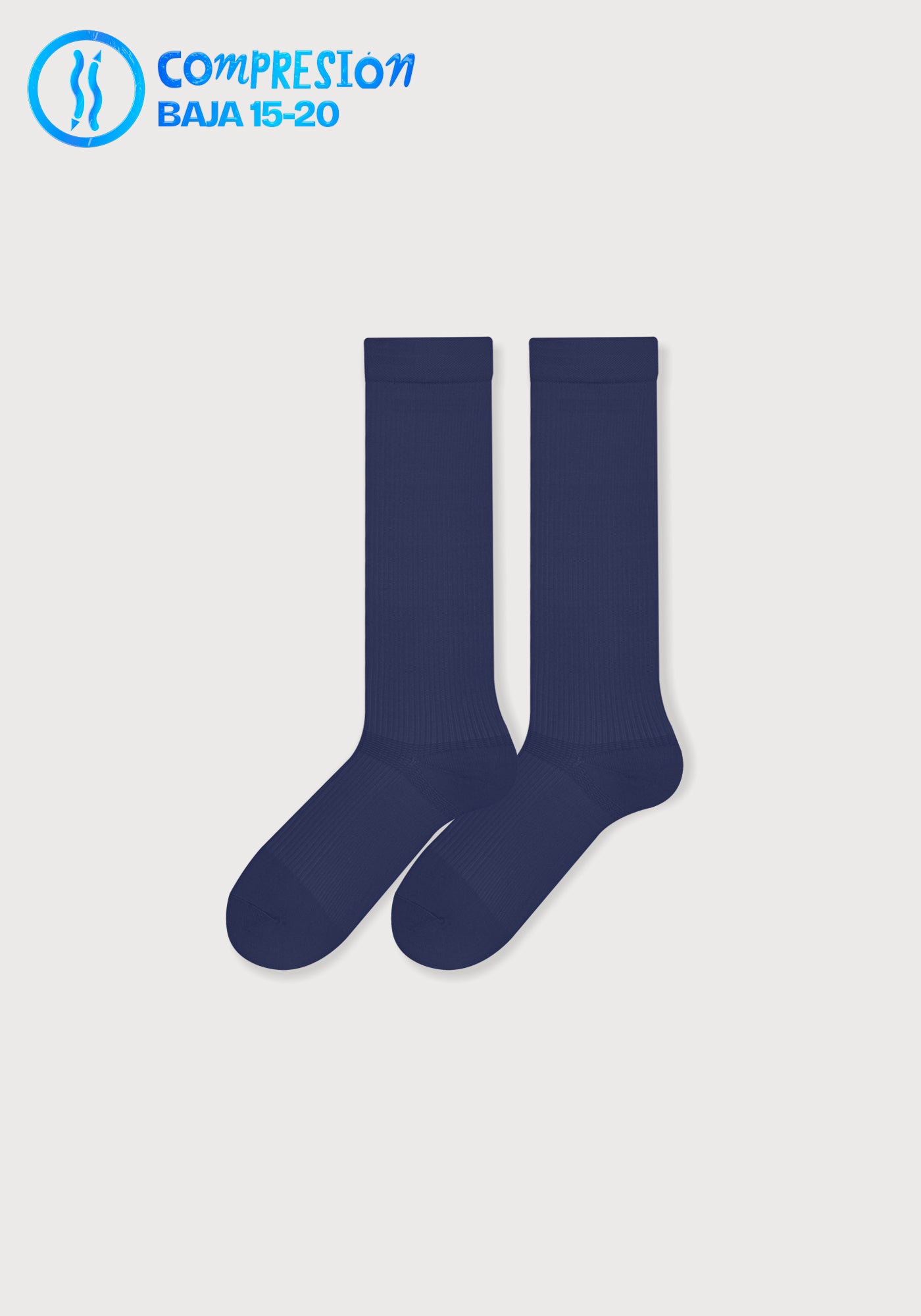 Media Beneficios Compresión 15-20 mmHg Unisex
