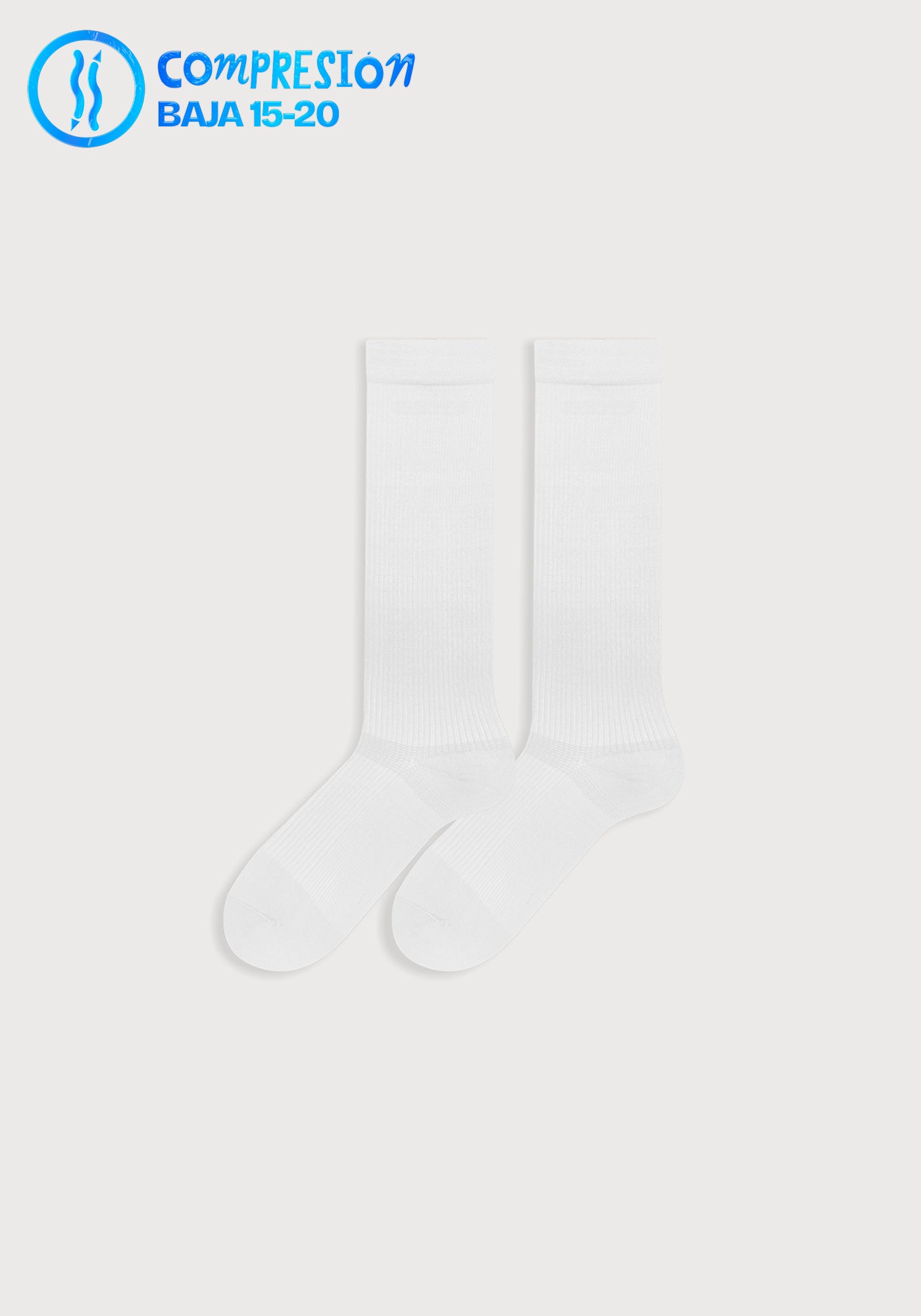 Media Beneficios Compresión 15-20 mmHg Unisex
