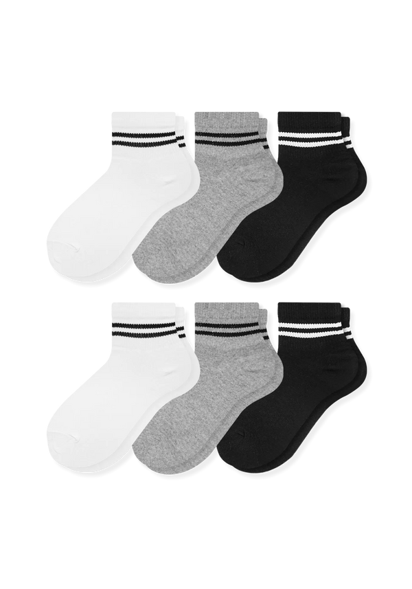 Media Tobillera Lisa Rayas Unisex