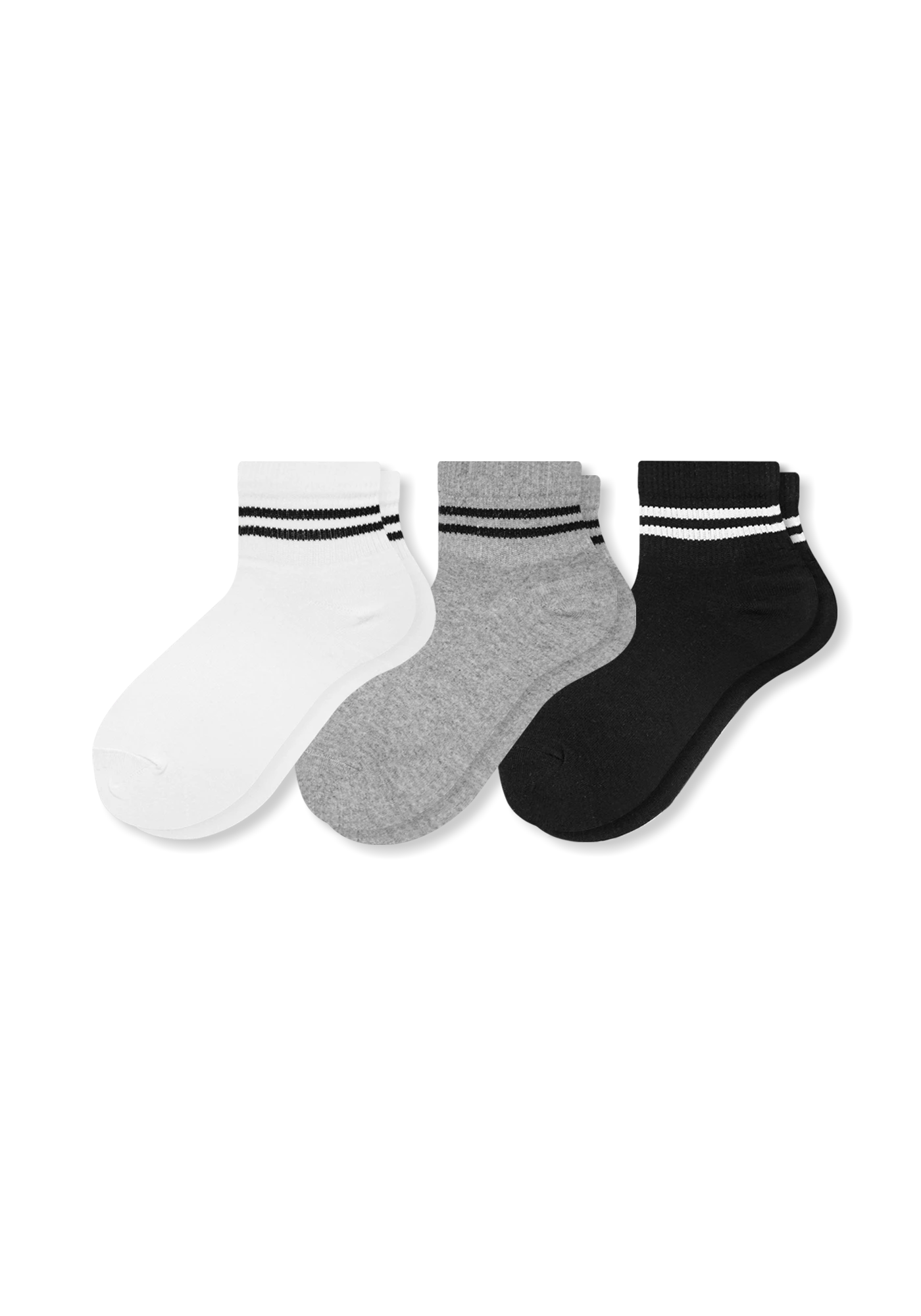 Media Tobillera Lisa Rayas Unisex