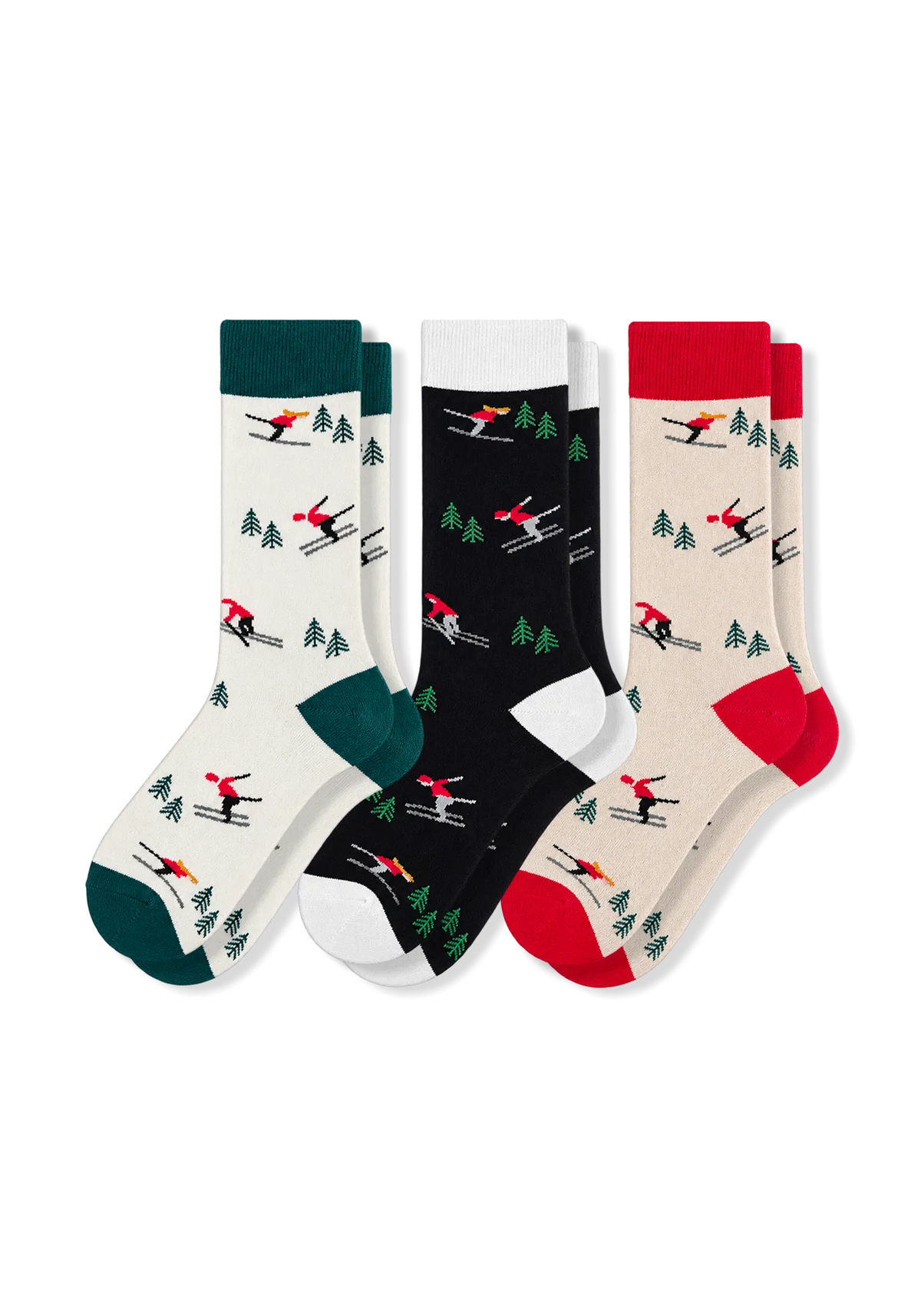 Media Navidad Casual Esqui Unisex