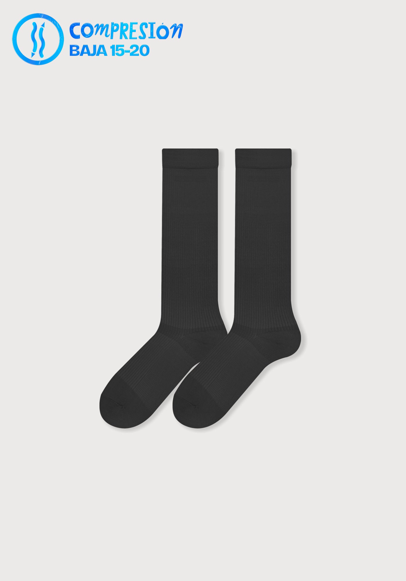 Media Beneficios Compresión 15-20 mmHg Unisex