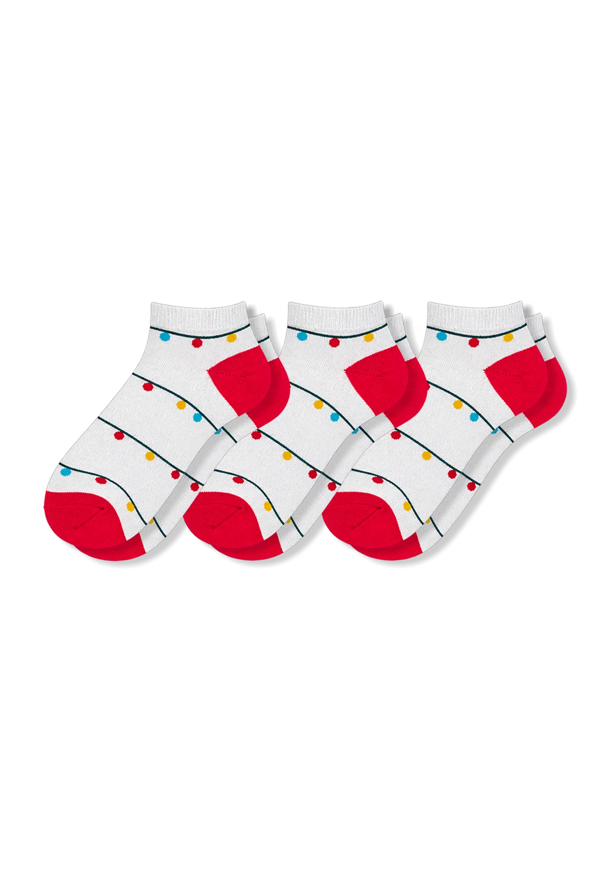 Media Navidad Talonera Luces Unisex