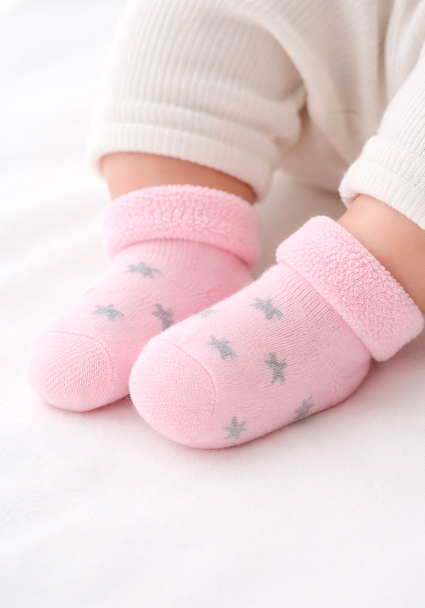 Media Acolchada Bebé Niña Dulce Básico