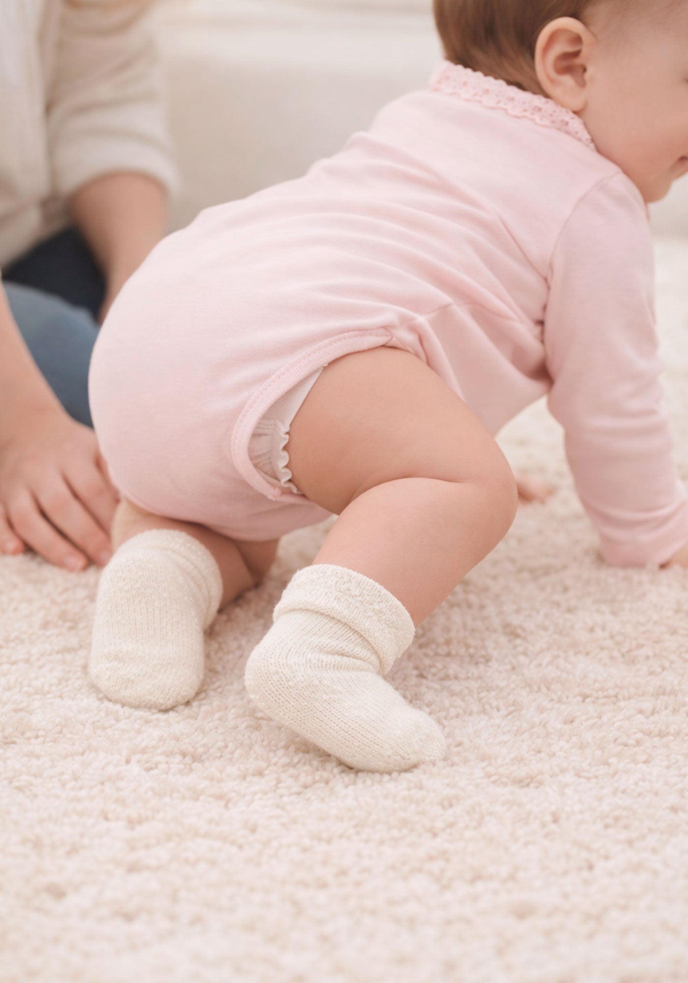 Media Acolchada Bebé Niña Dulce Básico