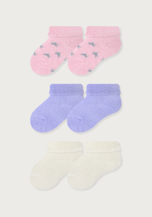 Media Acolchada Bebé Niña Dulce Básico