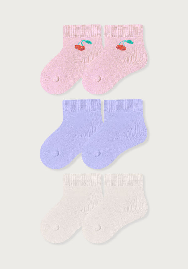 Media Acolchada Bebé Niña Dulce Básico