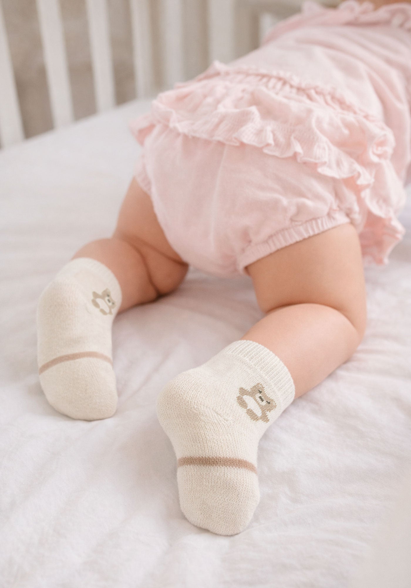 Media Acolchada Bebé Niña Fresco Suave