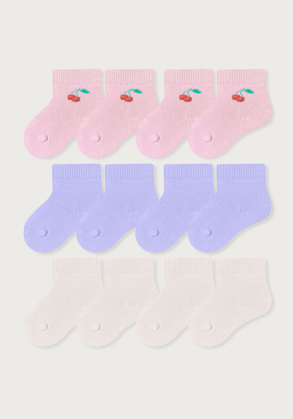 Media Acolchada Bebé Niña Dulce Básico