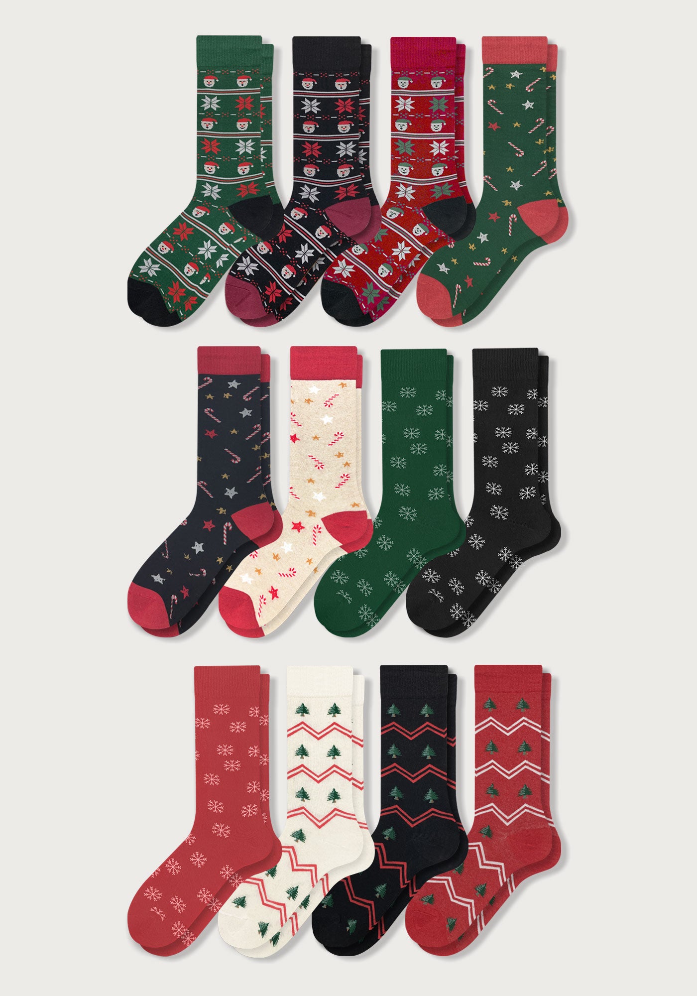 Media Navideña Casual Unisex