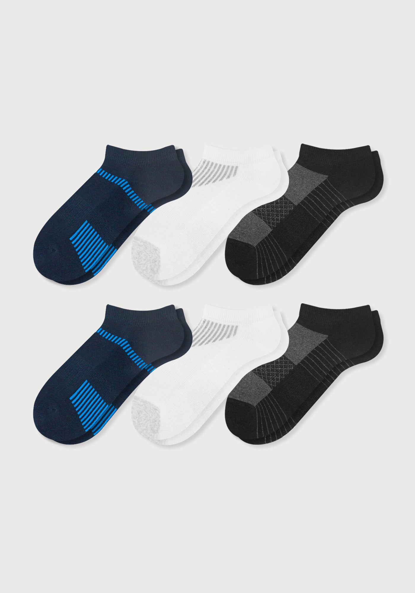 Media Semi Acolchada Talonera Hombre